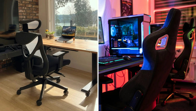 Cadeira gamer ou ergonômica: qual é melhor para seu setup