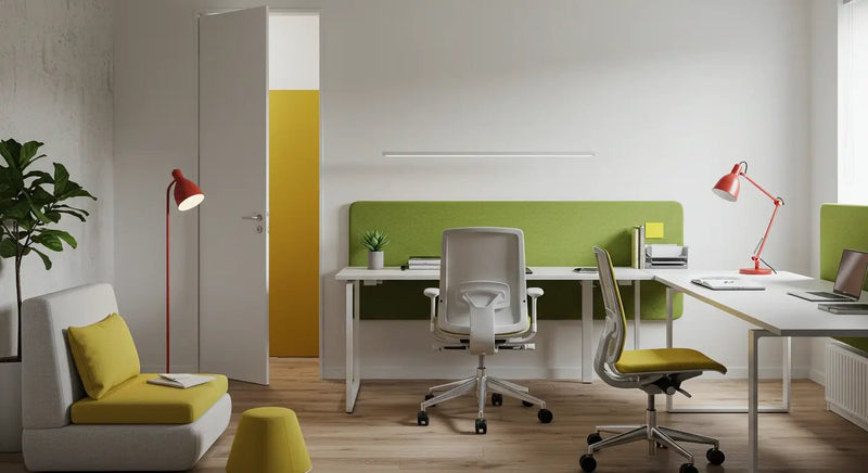 Como as Cores Influenciam a Produtividade no Ambiente de Trabalho