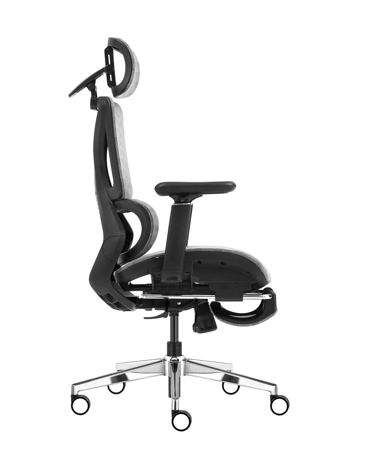 Cadeira diretor ergonômica Celentia A161 cinza na lateral