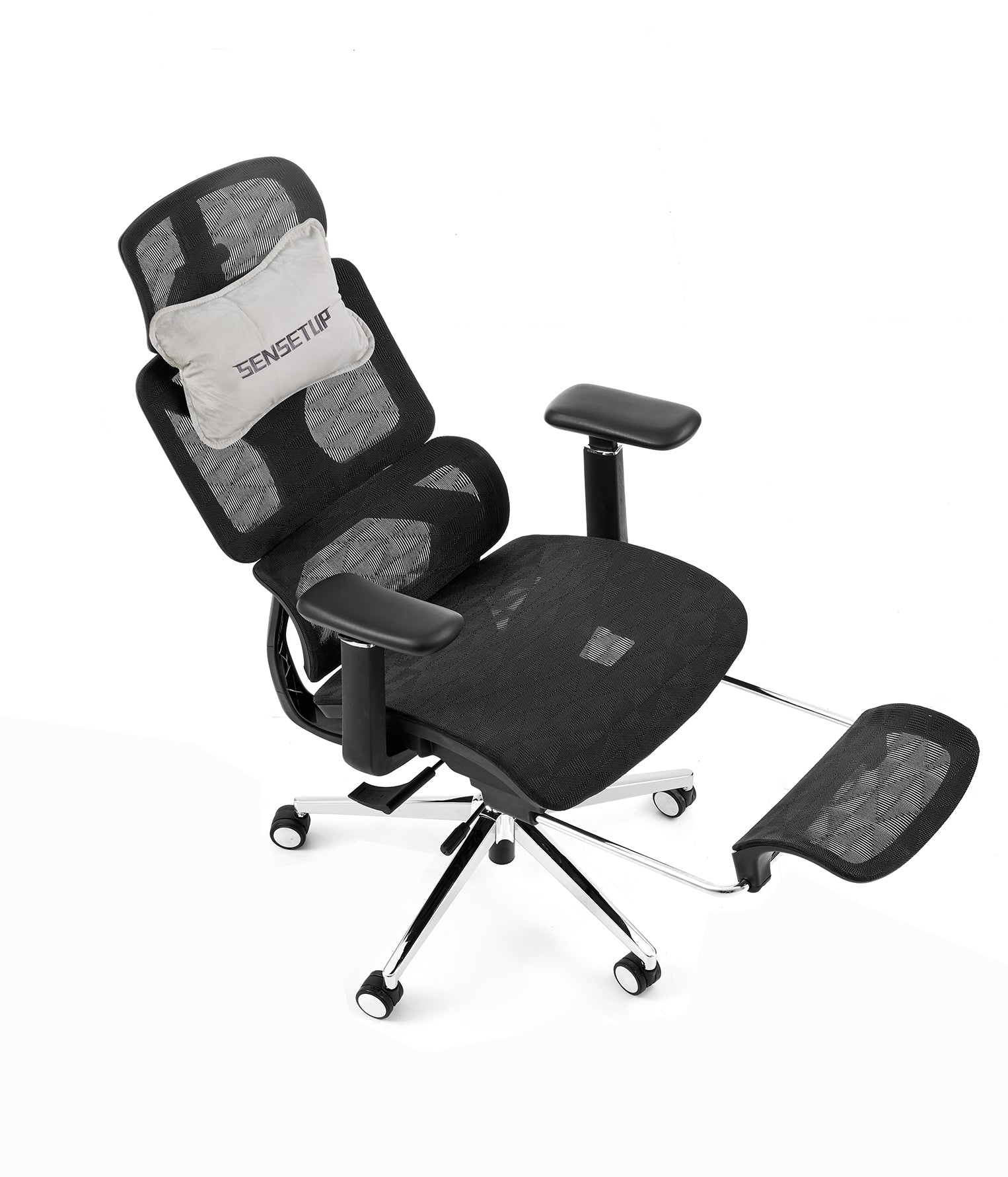 Cadeira diretor ergonômica Celentia A161 preta vista de cima 