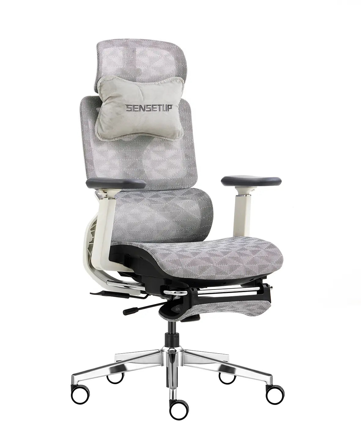 Cadeira ergonômica a161 com almofada cadeira gamer também da Sensetup para se ajustar ao conforto do usuário.