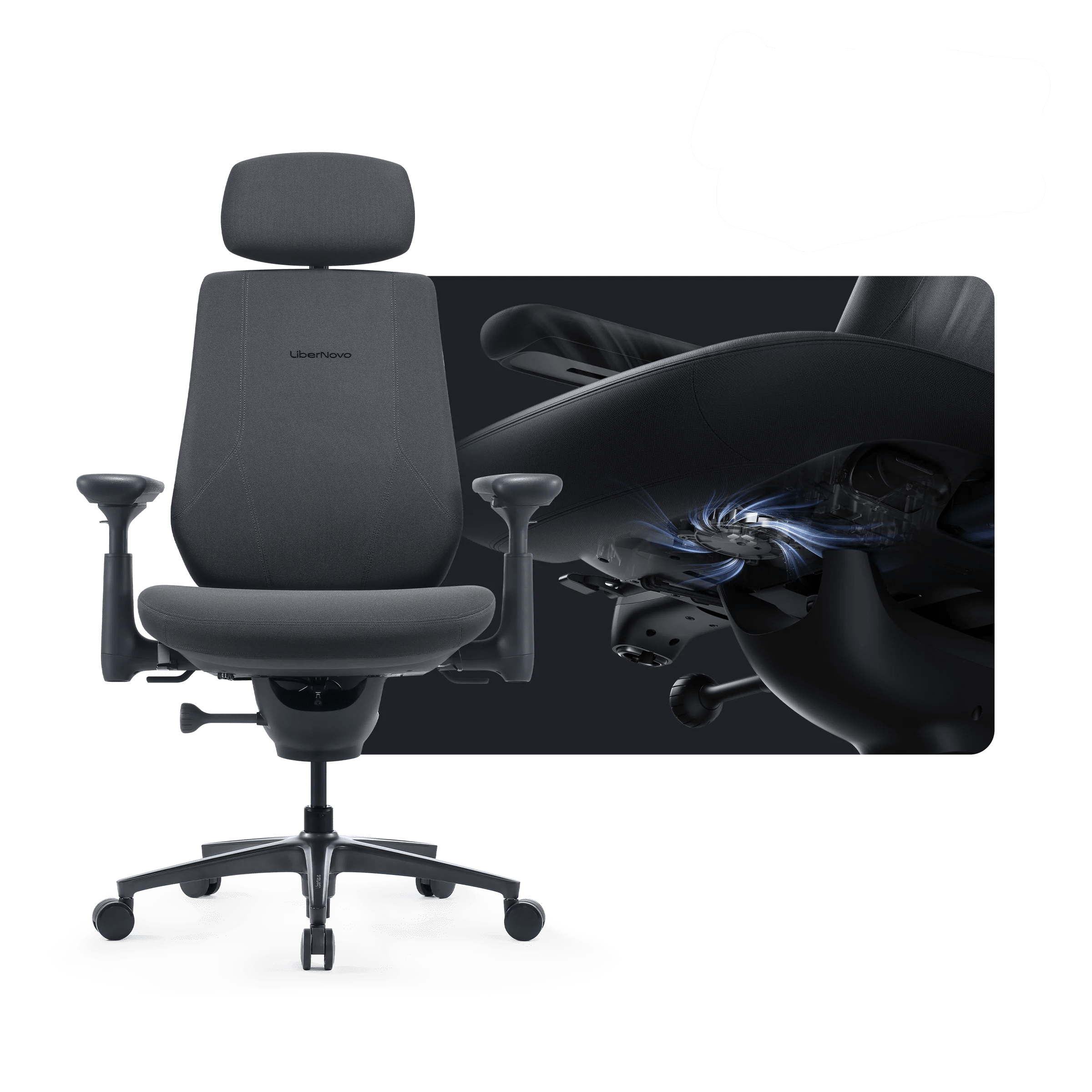 Cadeira Ergonômica LiberNovo Maxis Airflow Dynamic - SENSETUP