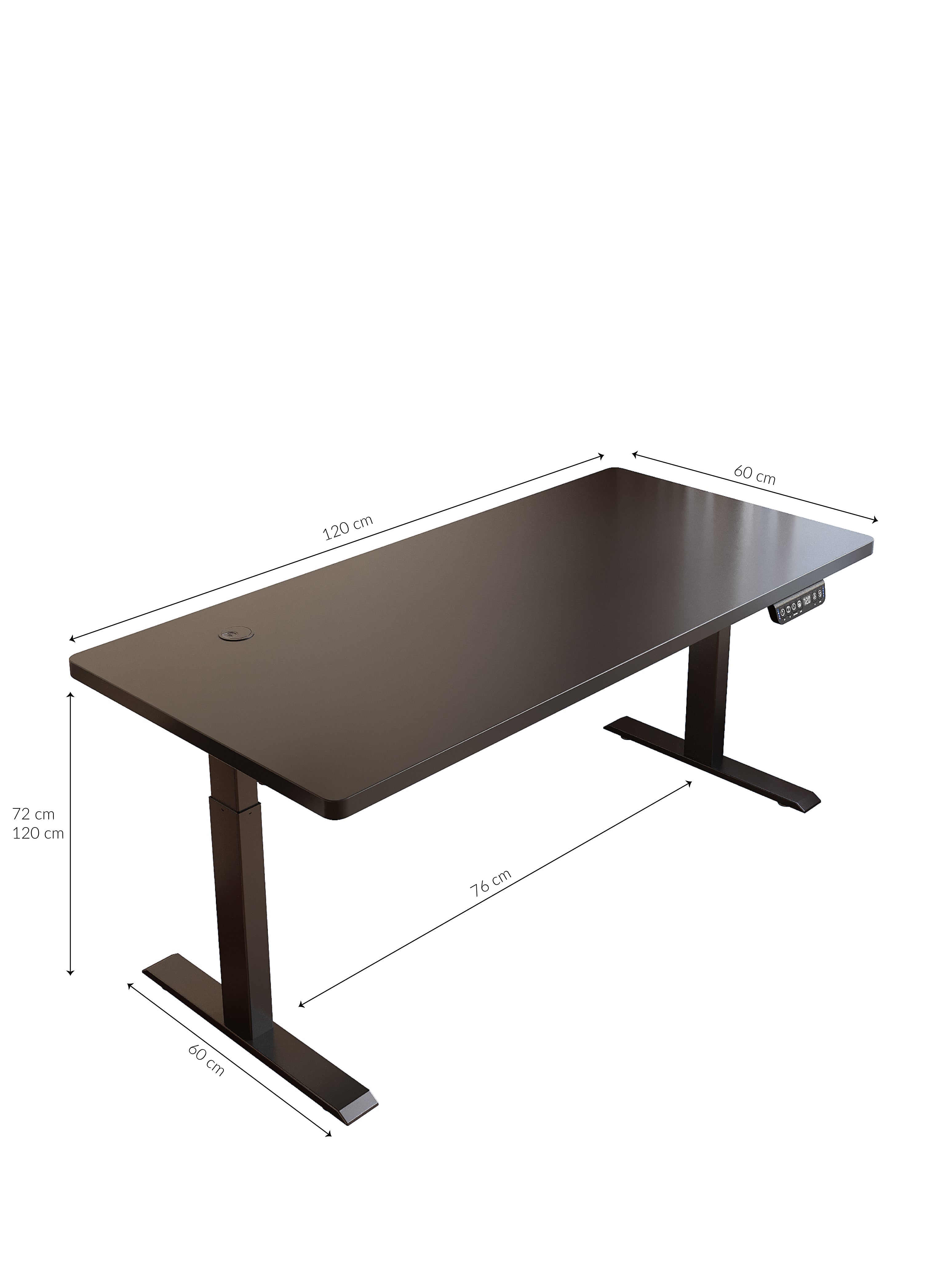 Mesa com Regulagem Elétrica de Altura Halec C (OpenBox) - SENSETUP