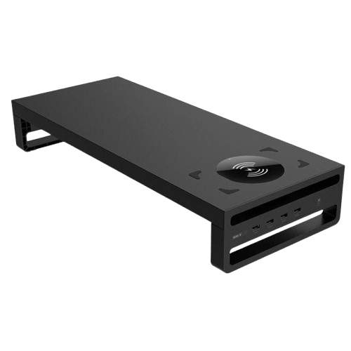 Suporte de Monitor USB 3.0, Carregamento Sem Fio